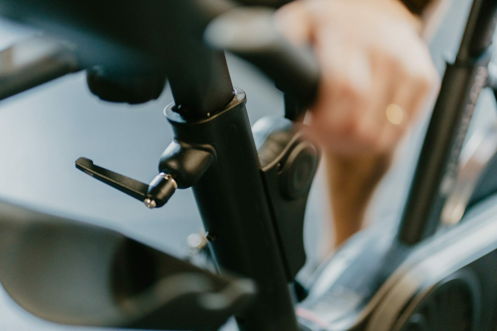 Closeup of cardio bike at LFT GYM
